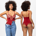 Plus Size Women's Sexy Lace Bodysuit Shapewear Set Breathable Eco-Friendly Quick Dry Anti-Bacterial Waist Trainer Corset