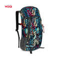 WOQI Custom Low MOQ Waterproof Folding 40L Large Capacity Light Weight Folding Backpack