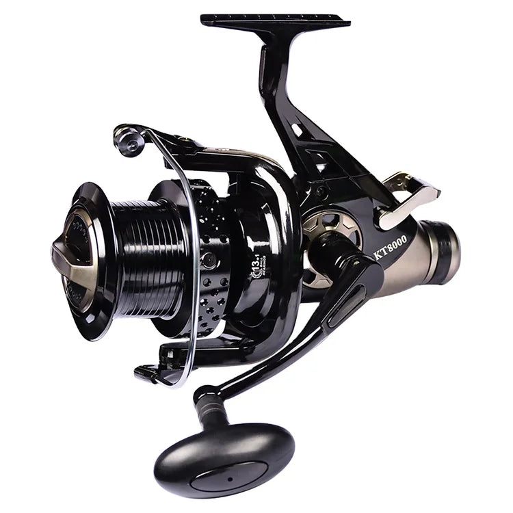 13+1BB Aluminium Spool Interchangeable Left Right Handle Spinning Reel for Sea & River Fishing