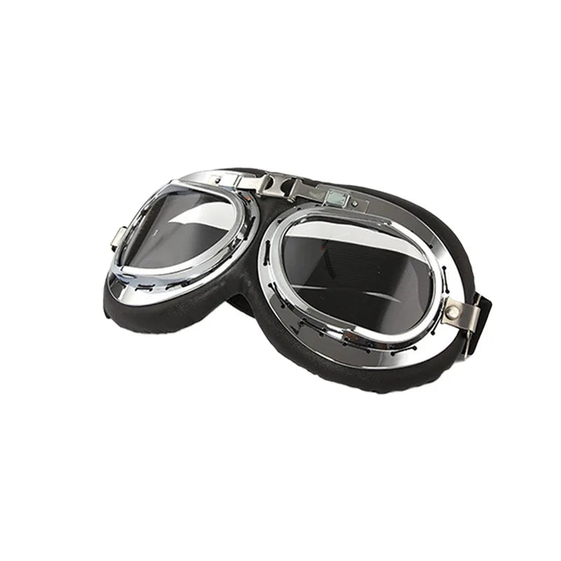 Retro Motorcycle Goggles Pilot Outdoor Men Protection Sunglasses Windproof Sand Prevent Glasses for Women