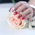 HuiZi 3D Art Foils OEM Nail Stickers Glitter