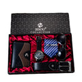 Wholesale Luxury Watch Glasses Purse Perfume Five-Piece Men'S Promotional Gift Set