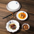 Custom Design Round Melamine Dinner Plates for Restaurant Use Durable Plastic Tableware