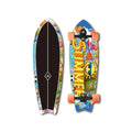 Moonco 29*9 Inch Wood Maple Surfing Skate Board Surfskate  Children Surf Skate