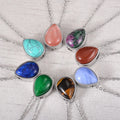 DAIHE Fashion New Stainless Steel Open Ashes Necklace Commemorate Natural Stone Necklace