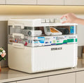 Household Large Capacity 3-Layer Portable PP Plastic Sustainable Moisture-Proof Freshness Preservation Thickened Modern First