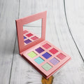 Professional case Square Eyeshadow Makeup Custom pink Eyeshadow Palette No logo Private Label