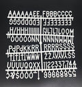 3/4 Inch Cheap Popular Color Plastic Letters for Felt Letter Board
