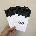 Custom White Black Jewelry Storage Stain Box Organize Necklace Jewelry Drawer Packaging Boxes with Logo
