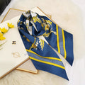 Wholesale Fashionable Silk Scarf Tie Bag Handle Mini Ribbon Scarf for Women