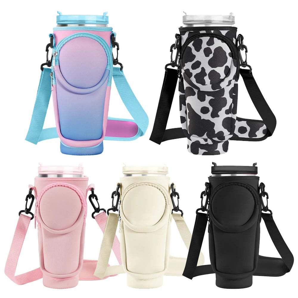 Custom Neoprene Cooler Bag for 40 OZ for Stanley Tumbler Water Bottle Sleeve Only