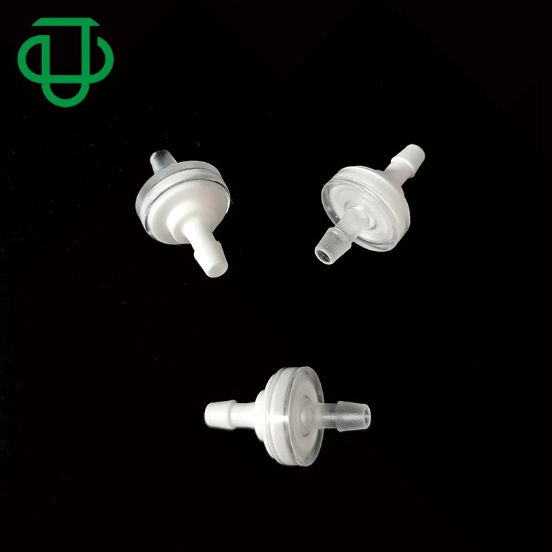 JU ABS/Silicone 3/32"ID Tubing 2.4mm Hose Barb Plastic One Way Water Air Non Return Diaphragm Check Valves