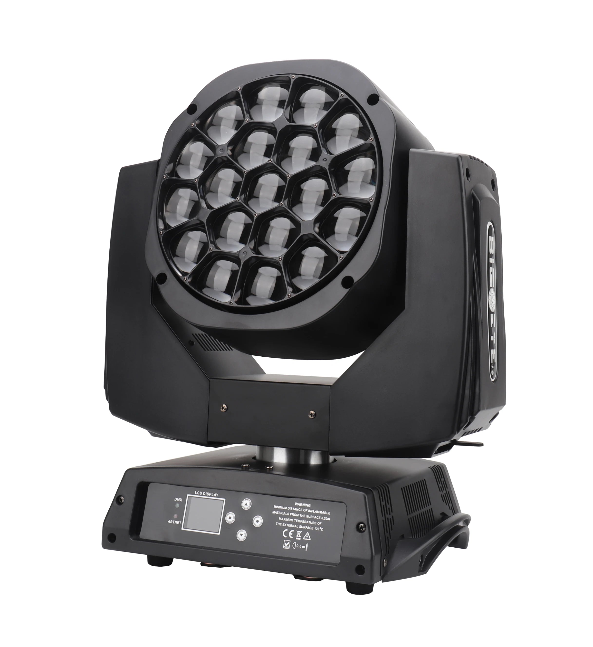 19 Pcs Led Moving Head 300W Bee Eyes for Stage Holiday Dmx 512 Sound Control for Disco