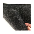 Acoustic Fabric Polyester Carpet for Speaker Box Charcoal Color Felt Fabric with a 'brushed' or 'fuzzy' Finish