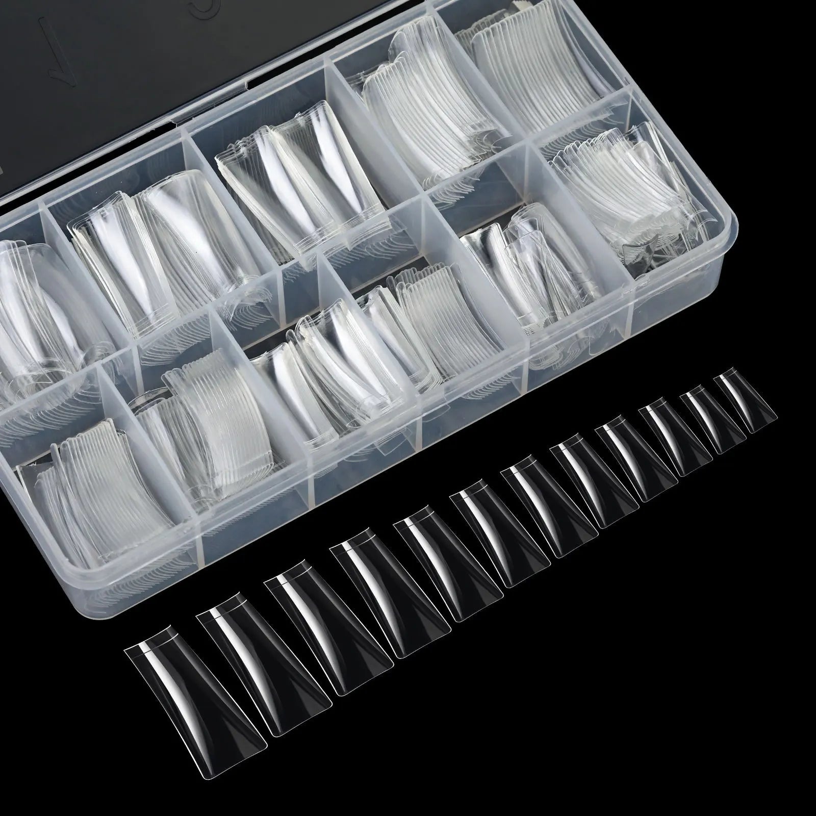 BIN Popular Duckbill Nails Special-shaped Nails 504pcs a Box Nail Tips