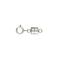 New Design Sterling Silver Connect Clasp W/5.0mm Spring Ring for Jewelry Bracelet Making