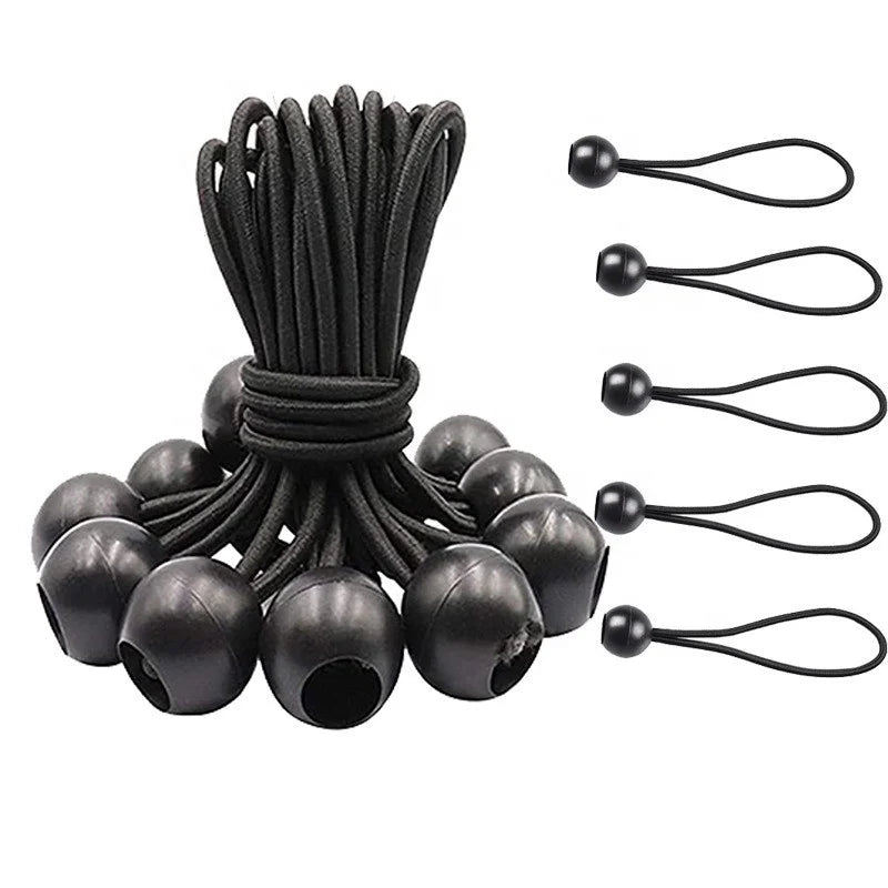 Ball Bungee Cords Bungee Cord with Balls Heavy Duty Bungie Cord Canopy Tarp Tie Down Bungee Balls for Camping Shelter