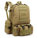 Unisex Outdoor Sports Tactical Backpack for Hiking Waterproof Camping Mountaineering Training PVC Lining