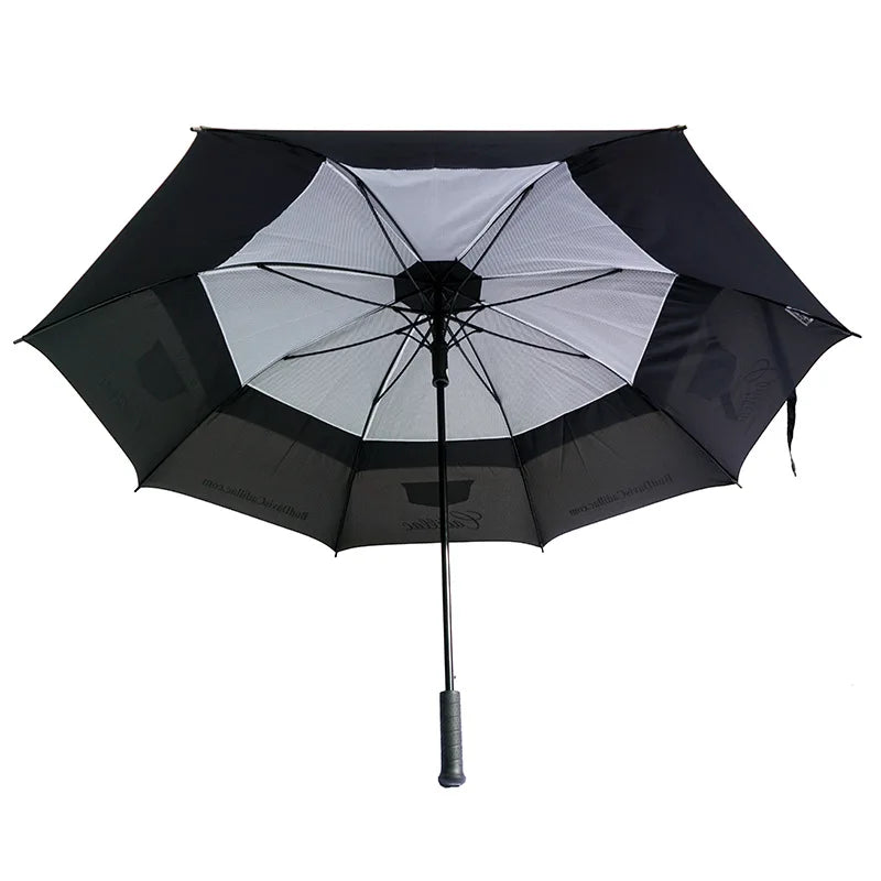 Fashion Promotional Branded Umbrella Custom Hot Sale Double Canopy Golf Umbrella Korean Custom Print Uv Golf Umbrella Windproof
