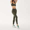 Yoga Pants Set Women Custom Logo Yoga Wear Sports Clothing Fitness Gym Crop Top and High Waist Slim Leggings Set