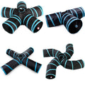 Hot Selling BPA-Free Cat Training Tunnel Foldable 2/3/4/5 Holes Cat Playing Tube with Ball Made From Durable Polyester