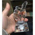Honor of Crysal Crystal Hand Shape Trophy Award Led 3d Laser Led Crystal Glass Trophy Award With Engraved