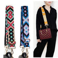 Meetee B-S295 5cm Embroidery Woven Webbing Adjustable Shoulder Ethnic Style Backpack With Messenger Handbag Bag Strap