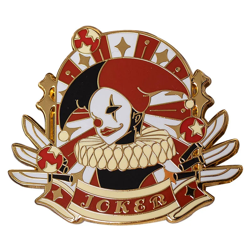 Free Sample Customized Cheap Wholesale Anime Character Brass Gold Metal Hard Enamel Badges Pins Metal Crafts Product