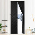Upgraded Magnetic Thermal Insulated Door CurtainThicken Polyester Fiberfill & Thicker Oxford Fabric