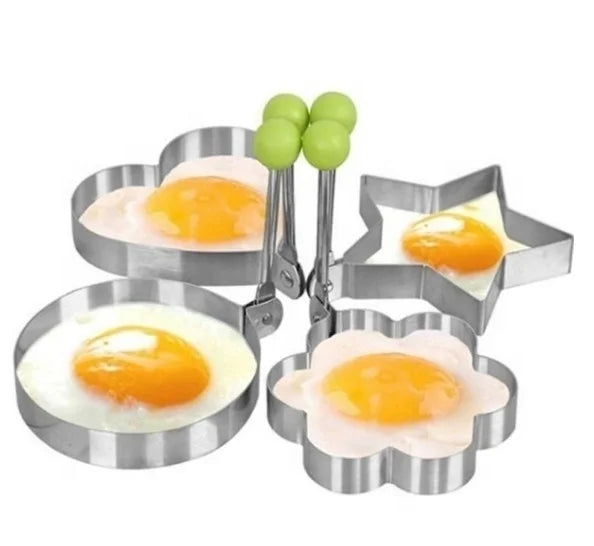 Wholesale Hot Sells Egg  Omelette  Molds  Different Shapes Metal Omelette Pancake Molds