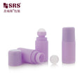 New Design Purple White PP PCR 60ml 2oz Painting Frosted Deodorant Roller Bottle