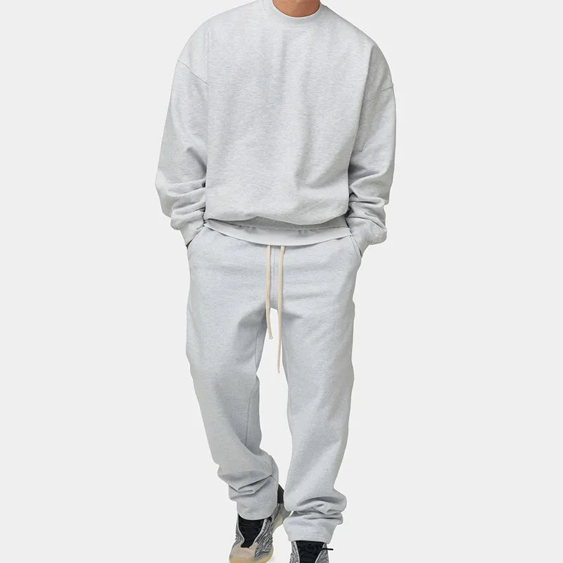 Custom Logo Blank Pullover Cotton Plain Jogging Suits Blank Hoodies and Sweatshirts for Men
