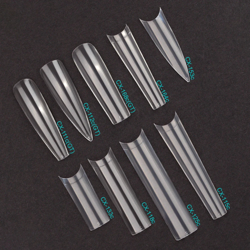 Factory Price Abs Plastic 504 Pcs Press on Soft Gel Tips Nails