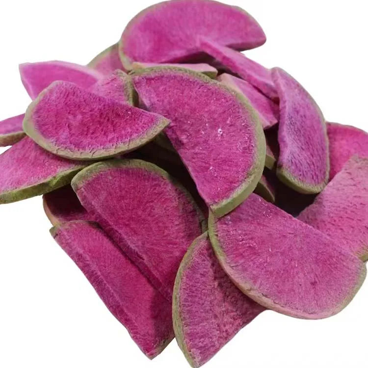 Oem Hot Selling Bulk Healthy Food Items Hahal FD Dried Red Radish Cube Shape 1kg Ready to Eat Price
