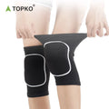TOPKO in Stock Sponge Knee Pads Thickened Dance Fitness Non-slip Knitted Knee Pads
