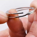 Wholesale 100Pcs 25mm Key Ring Chain for Dog Tag Id Dogs Tag Connectors for Keychain Keyring Jewelry Making Supplies Accessories