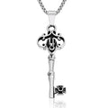 LOW MOQ Support Stainless Steel Custom Meaning Necklace Key Pendant for Men