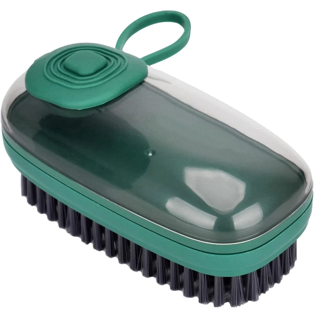 Soap Dispenser Scrub Cleaning Dish Brush Set Household Cleaning Tools Washing Brush  Laundry Cloth Shoe Cleaning Brush