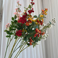 Rose Flower Long Branch Roses Multiflora Cadburys Roses Artificial Flowers