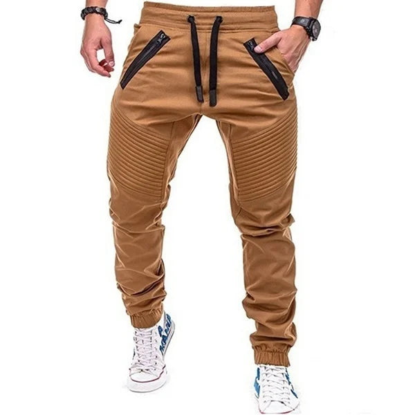 Fashion Men's Sport Joggers High Quality Fitness Pant Casual Fold Sweatpants Pantalon