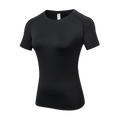 Women Training Exercise T-shirt Quick Dry Summer Running Fitness Gym Sports Yoga Tops Short Sleeves Tee