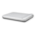 191*99*25 Modern Foldable Single Inflatable Cooling Air Bed Flocked Eco PVC Middle Size Black Camping Portable Outdoor Use