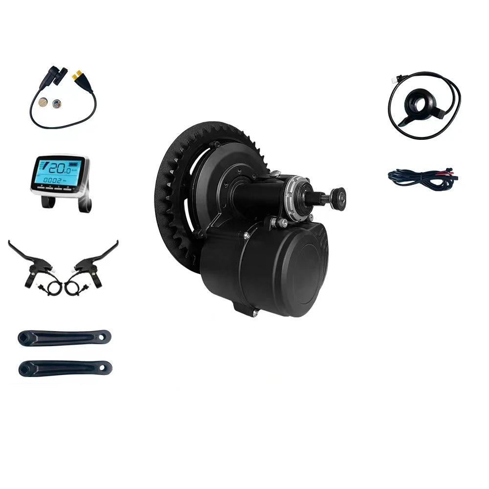 2023 New Design TONGSHNG TSDZ2B/TSDZ2 36V 250W Torque Sensor Mid Motor Kit for Electric Bicycle