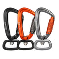 Wholesale 4KN Self-Swivel Snap Hook 7801D2TN Carabiner Heavy Industry Aluminum Dog Leash Rock Climbing Carabiner Auto Locking