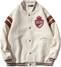 Custom Design Plus Size Chenille Embroidered Patches Logo Unisex Baseball Jacket