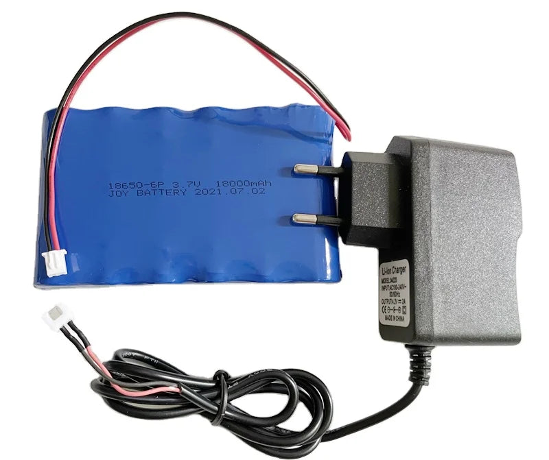 1S6P 18650 6P 3.7V 18000mAh JOY Battery with BMS and JST XH2.54 Connector