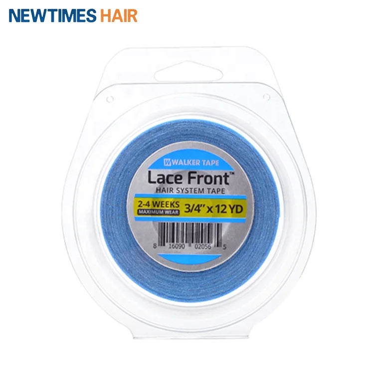 Walker Lace Front Wig Tape Rolls Blue Tape for Hair Replacement Systems Adhesive Tape