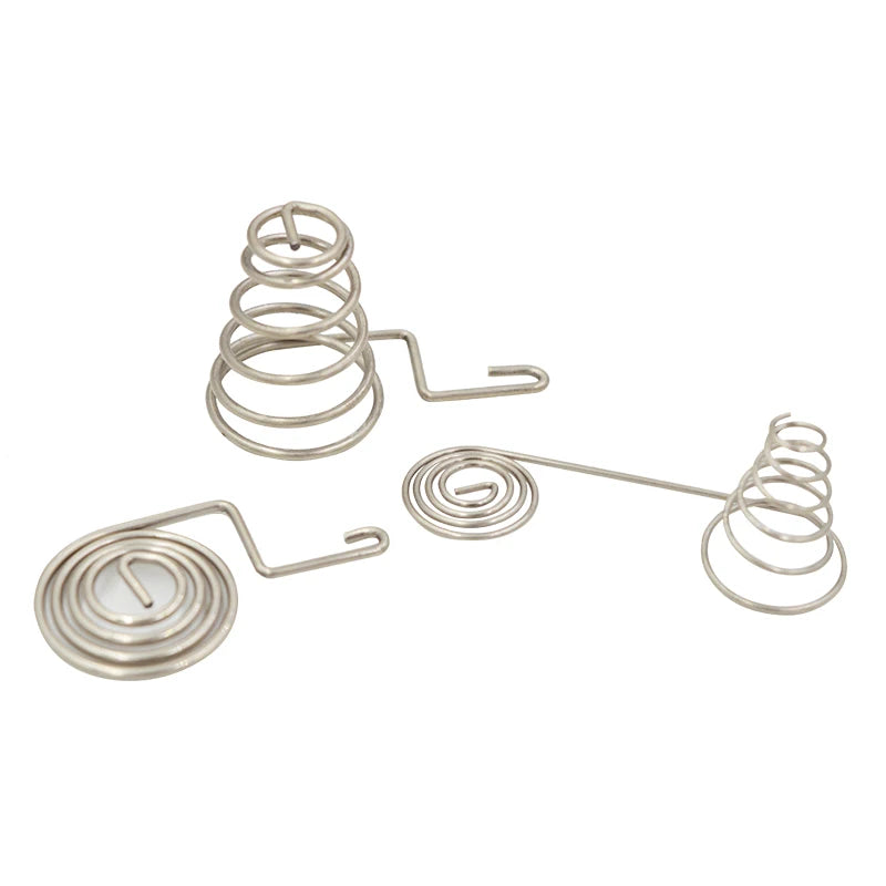 Factory Custom Coiled Coil Spring Battery Holder Various Industrial Usage Types