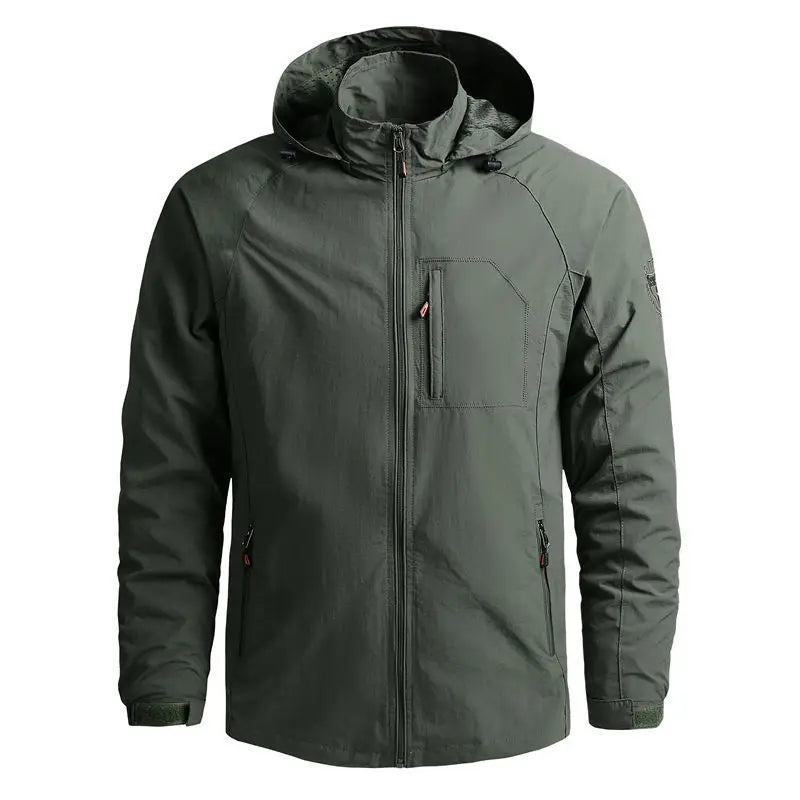 Waterproof Windbreaker Outdoor Jacket Custom logo Windbreaker Jackets Plus Size Men's Jackets