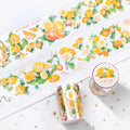 Custom Journaling Transparent PET Tape Sticker Rolls with Circle Label